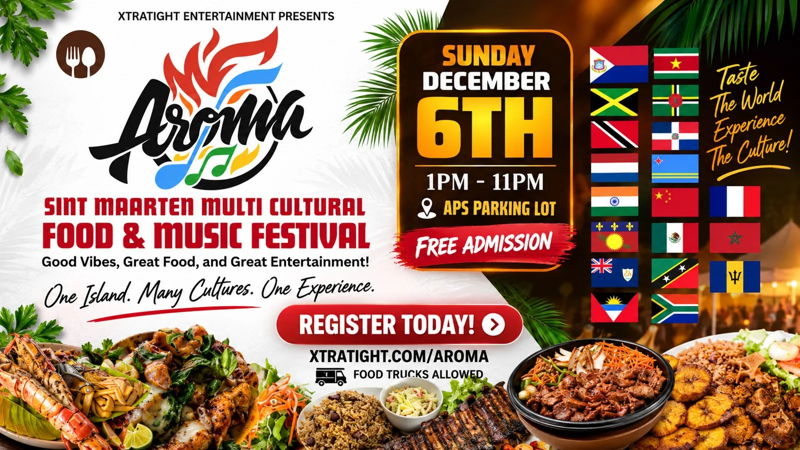 AROMA : festival food & music à Philipsburg