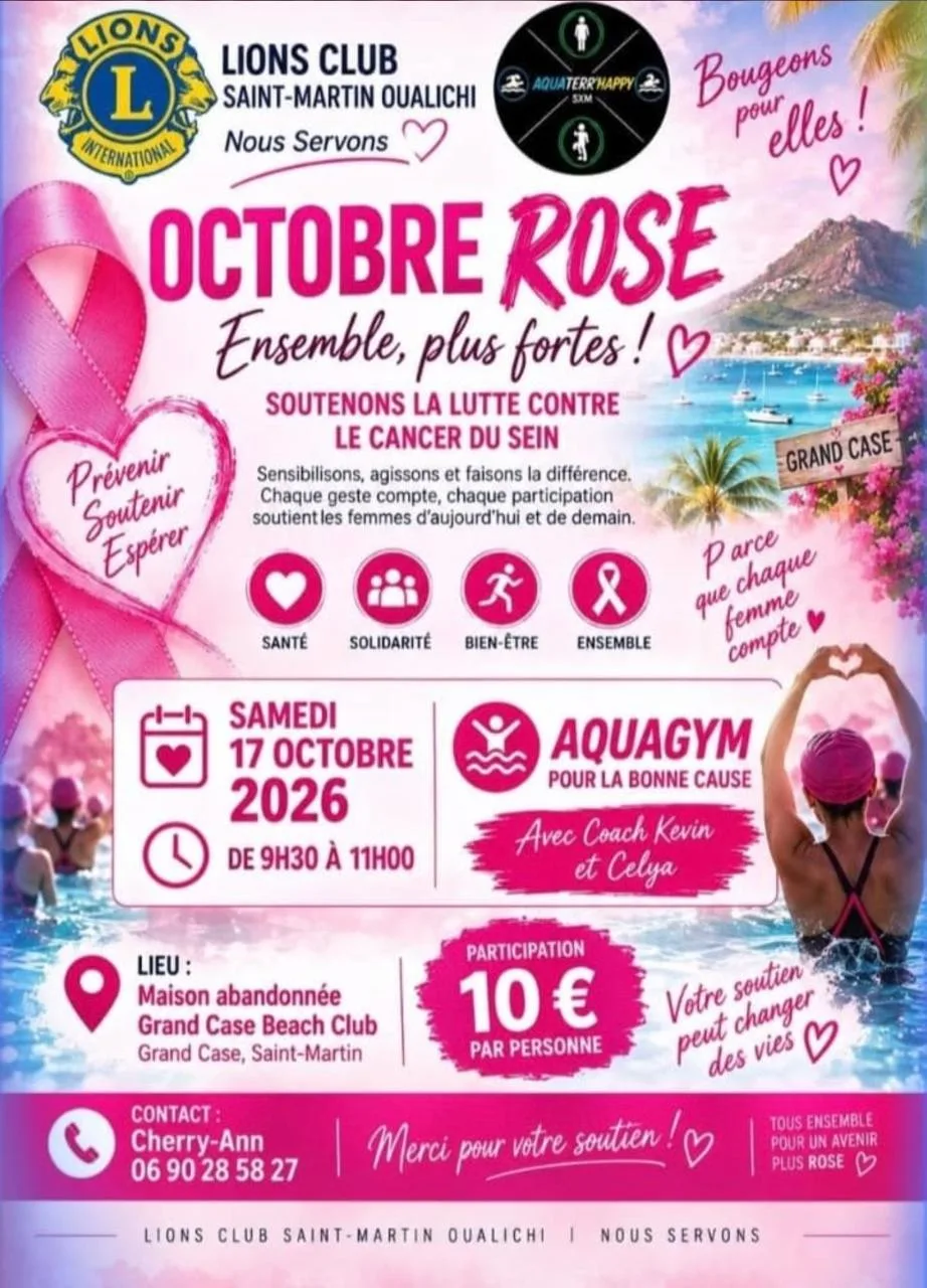 Octobre Rose Aquagym