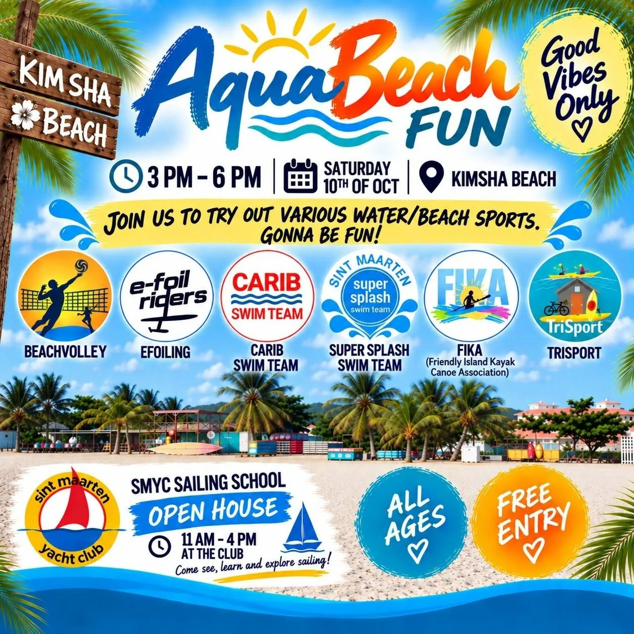Aqua Beach Fun à Kim Sha Beach