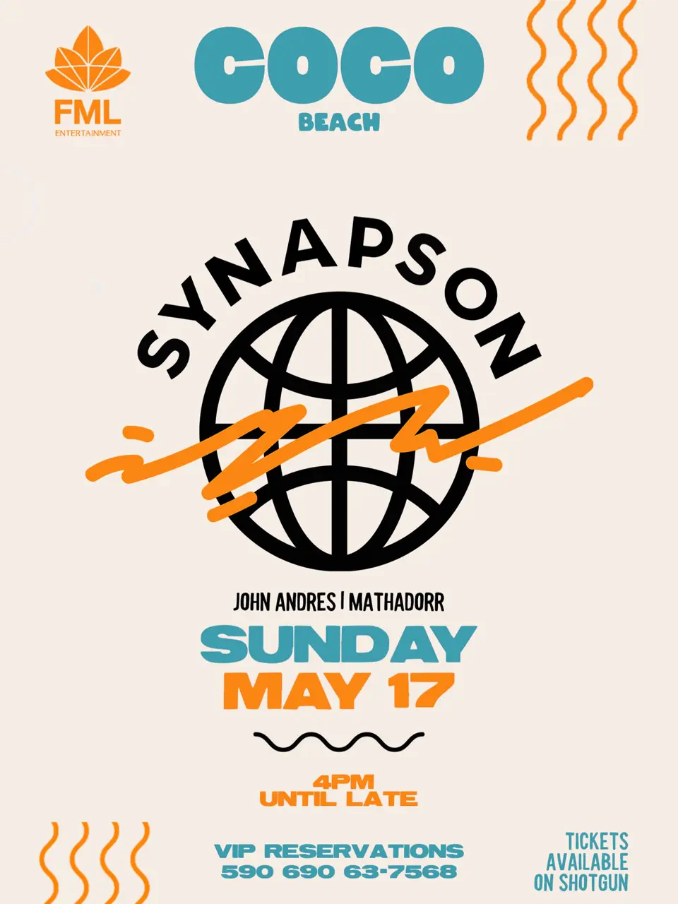 Synapson à Coco Beach