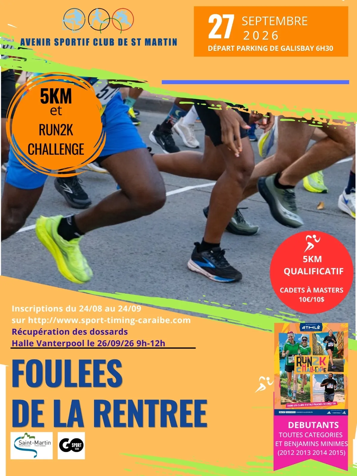Foulées de la Rentrée 5 km / 2 km