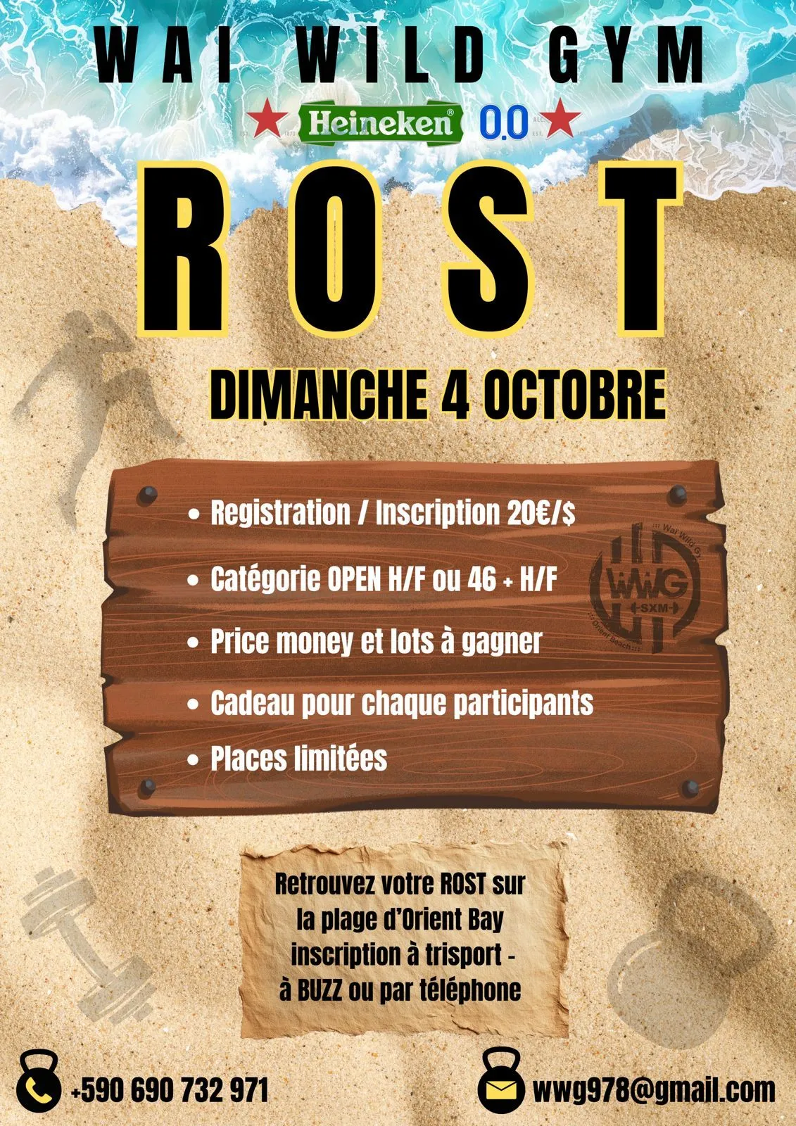 ROST à Orient Beach