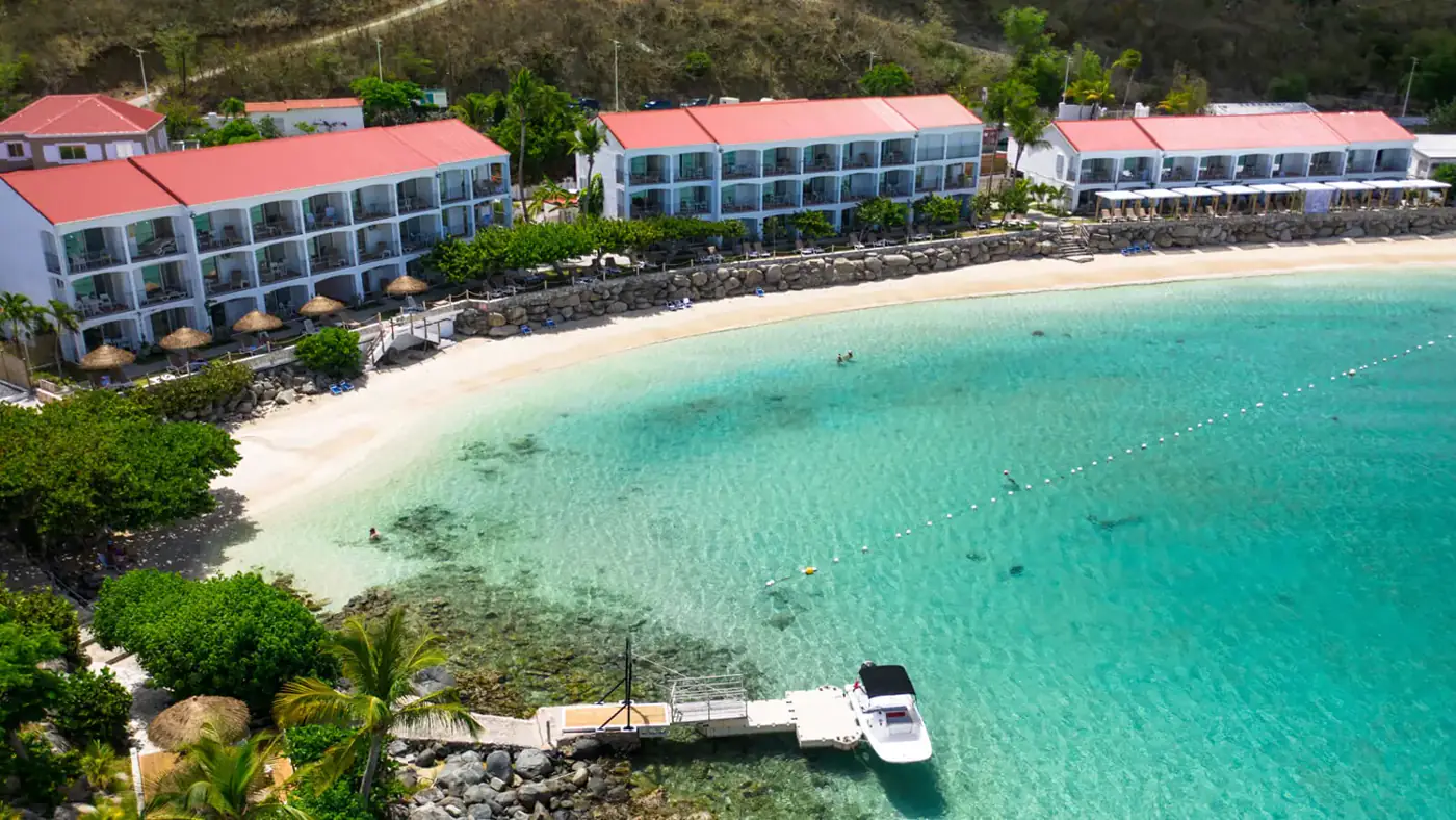 Grand Case Beach Club en bord de mer a Saint-Martin