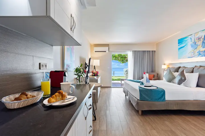 Chambre avec cuisine au Grand Case Beach Club
