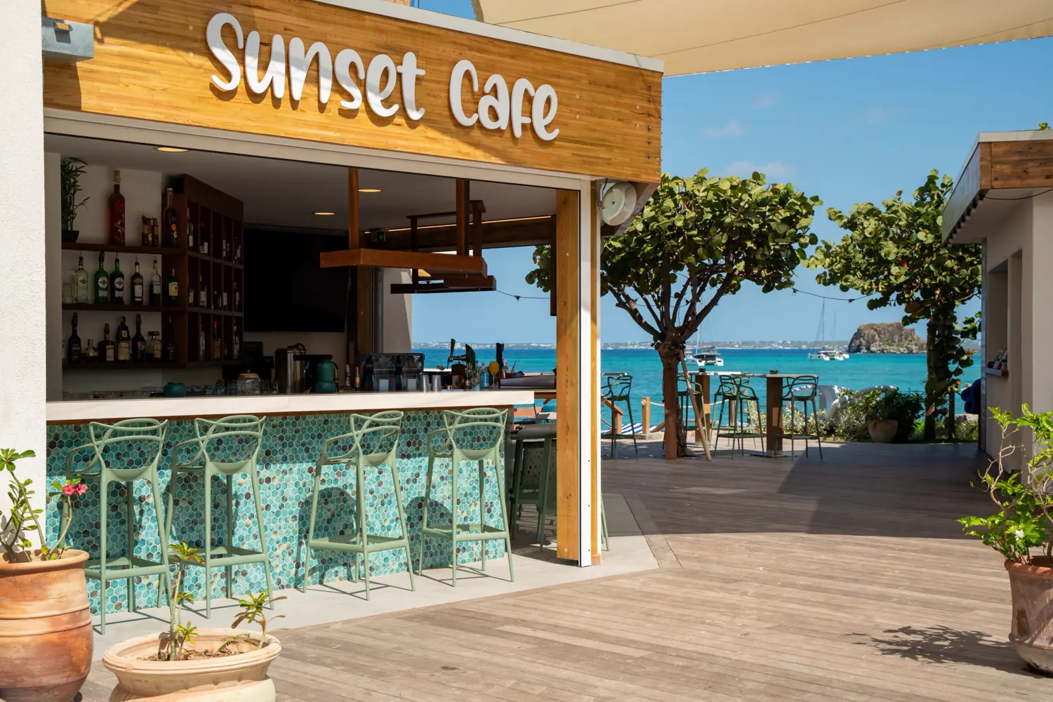Sunset Cafe au Grand Case Beach Club