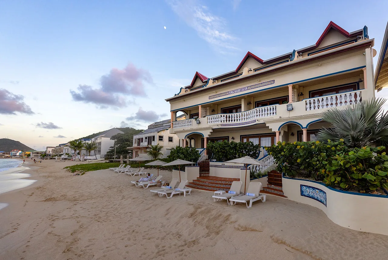 Le Petit Hotel sur la plage de Grand Case