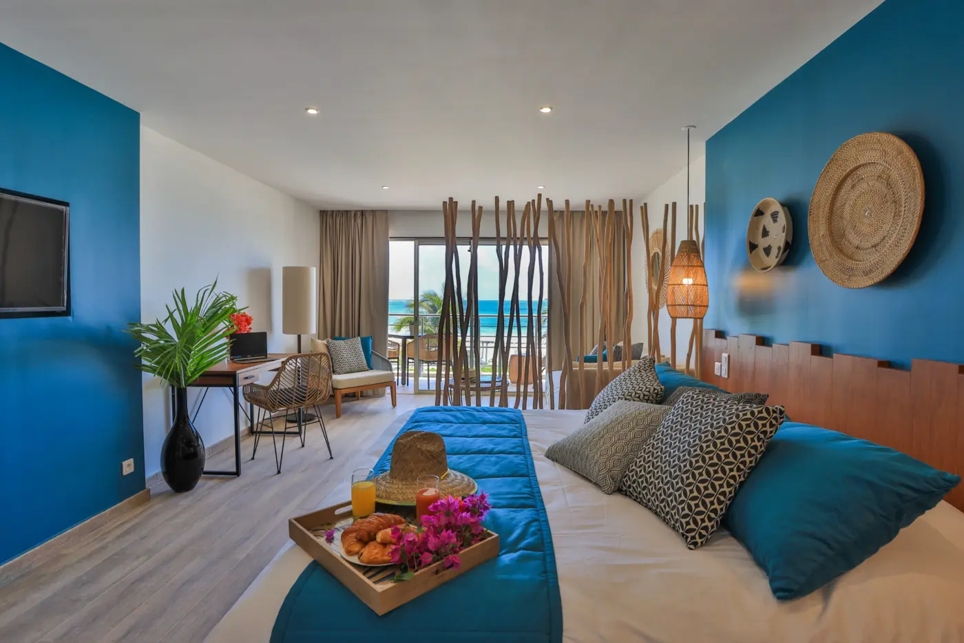 Junior suite avec terrasse a Orient Beach Hotel