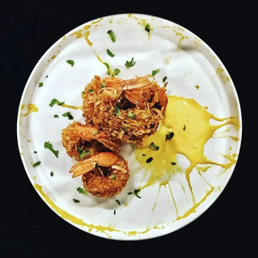 JAX Steakhouse - Plat de crevettes et sauce maison