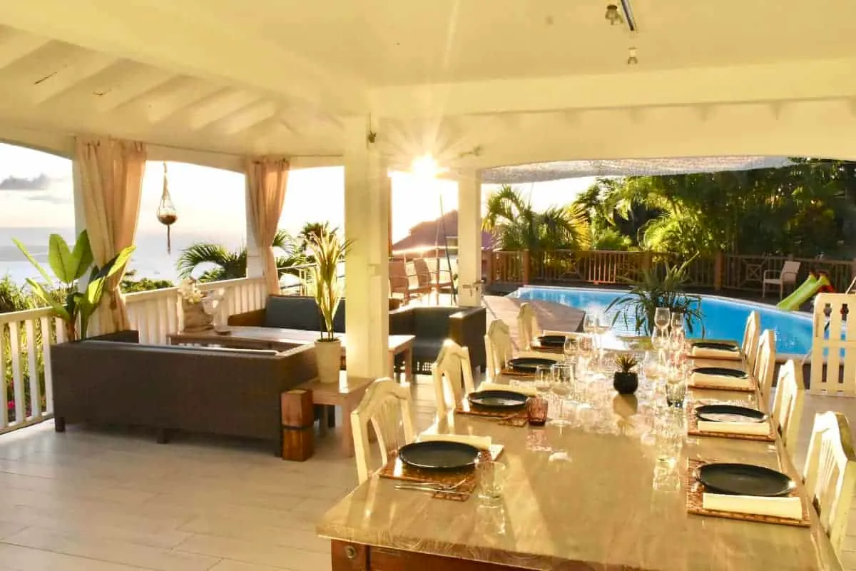 La Villa Hibiscus - Interieur du restaurant