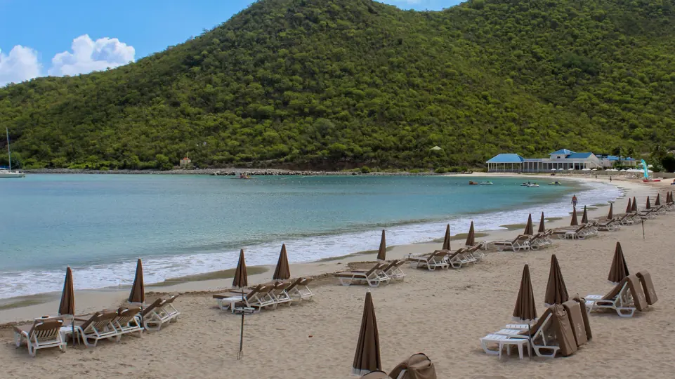 La baie abritée d’Anse Marcel