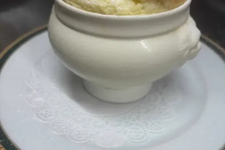 L’Auberge Gourmande - Soufflé dessert servi à Grand Case