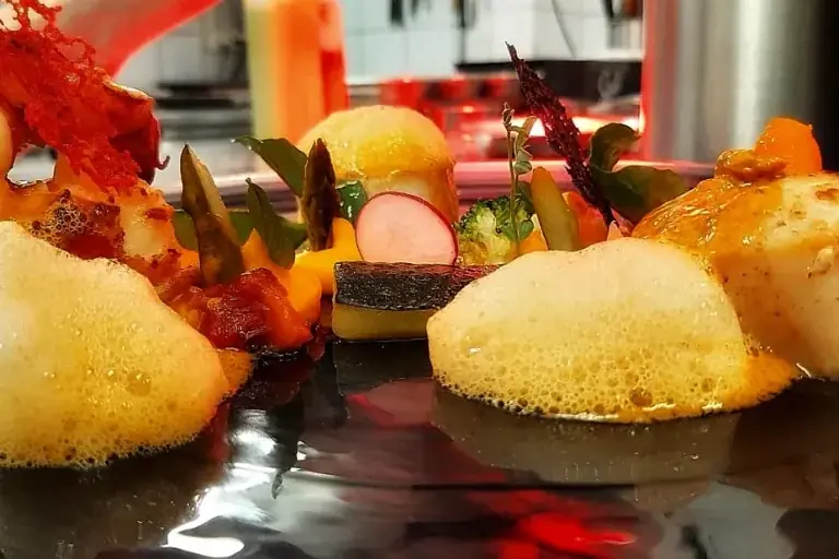 Le Pressoir - Assiette gastronomique aux saveurs de la mer